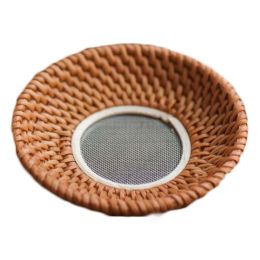 Rattan Woven Tea Strainer Retro Handcrafted Basket Tea Filter Tea Leaves Strainer Kung Fu Tea Ceremony Accessories