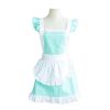 Restaurant Cross Back Apron Maid Aprons Vintage Apron Maid Costume Ruffle Apron