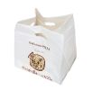 50 Pack Plastic Handle Pizza Merchandise Bags for Take Out Packing