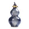 17oz Blue Gourd Ceramic Empty Wine Jar Bottle Wine Jug Small Wine Bottle Wine Vase Flask Flagon