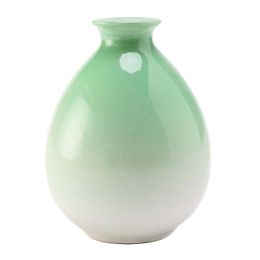 250ml Small Green Wine Jug Gradient Colour Ceramic Wine Jar Wine Pot White Wine Ware Flask Flagon