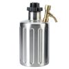 Beer Mini Keg 64 Oz Mini Keg Growler W/Tap Faucet Pressurized Growler Stainless Steel Pressurized Beer Growler with Co2 Pressure Regulator Beer Dispen