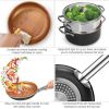 Home Daily Delicacies Pot 12-Piece Safe Non-Stick Cookware Set