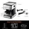 20 Bar Espresso Maker,950W Detachable frothing nozzle,1.5L detachable transparent water tank Coffee Maker For Espresso, Cappuccino, Latte, Machiato, F