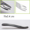 100 Pcs PS Plastic Dessert Forks Fruit Forks Cupcake Forks Party Supply - Black