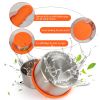 NICELOCK 4PCS Stainless Steel Food Storgae with Silicone Lid Leakproof Round Food Bento Container Eco Friendly Metal Snack Lunch Box For Kids Adult