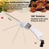 E-57-WO Kt Thermo Instant Read Digital Thermometer, Super Fast Meat Thermometer with Digital LCD, Long Folding Probe for Cooking BBQ Grill Steakchicke