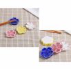 Ceramics Assorted Color Cherry Blossom Chopstick Holder Rest Decorative Sakura Tableware Stand Rack, 8 pcs