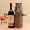 Burlap Wine Bags Wine Bottle Gift Bags with Drawstring Reusable Wine Bottle Covers for Wedding Travel Dinner Party