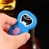 1Pc Blue Elephant PVC Fridge Magnet Bottle Opener