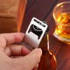 1PC Stainless Steel Bottle Opener Wine Beer Soda Glass Cap Bottle Opener Kitchen Bar Tools