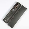 8" Stainless Steel Chef knife Japanese Damascus Pattern w Gift Case Wood Handle