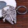 6cm Keychain Metal Spaceship Logo Bottle Opener Unisex Pendant