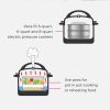 New Stainless Pressure Cooker Steamer Double Layer Insert Pans Pots- for Instant Pot Accessories 5qt/6qt/8qt Non-Stick&Stackable