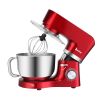 ZOKOP ZK-1503 Chef Machine 5.5L 660W Mixing Pot With Handle Red Spray Paint