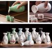 Ceramic Japanese Sake Pot Porcelain Sake Bottle Traditional Liquor Wine Jug #06