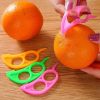 1Pcs Creative Orange Peelers Lemon Slicer Fruit Stripper Easy Opener Citrus Knife (Random Color)