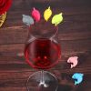 12PCS Cute Silicone Glass Identifier Drink Markers, Shark and Snail