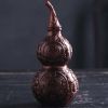 500ml Red Bronze Gourd Ceramic Wine Bottle Chinese Style Wine Jar Wine Jug Antique Empty Wine Vase Flask Flagon