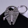 6cm Keychain Metal Spaceship Logo Bottle Opener Unisex Pendant