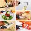 Clever Cutter 6 in 1 Kitchen Scissors Knife Food Cutter Chopper w/ Cutting Board