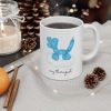 Blue Balloon Dog Theme Mug