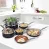 Home Daily Delicacies Pot 12-Piece Safe Non-Stick Cookware Set