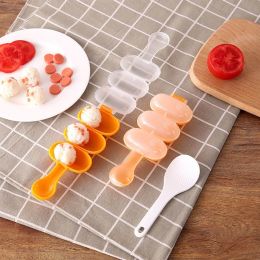 DIY Sushi Mini Reis Werkzeuge Bälle Maker Mould Mit Löffel Reis Ball Formen Reis Fleisch Gemüse, Der Küche Kochen Utensil