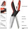 Clever Cutter 6 in 1 Kitchen Scissors Knife Food Cutter Chopper w/ Cutting Board