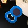 1Pc Blue Elephant PVC Fridge Magnet Bottle Opener