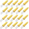 Corn on The Cob Holders, Stainless Steel Corn Holders Corn on The Grill Corn Seat(20PCS)