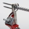 New 3-in-1 Stainless Steel Hand-cranking Apple Peeler Slicer Peeler Red