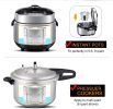 New Stainless Pressure Cooker Steamer Double Layer Insert Pans Pots- for Instant Pot Accessories 5qt/6qt/8qt Non-Stick&Stackable