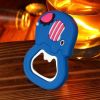 1Pc Blue Elephant PVC Fridge Magnet Bottle Opener