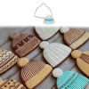 Hat Sweater Mold Cookie Cutter Fondant Christmas Cake Pastry DIY Birthday Bakeware Cake Tool