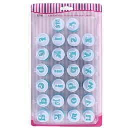 Cake Decorating Tools Alphabet Fondant Cake Stamp Silicone Mold Letters Biscuit Fondant Mold Baking (size: 2)