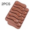 Silicone Spoon Baking Mold Chocolate Biscuit Candy Jelly DIY Mold Baking Tool