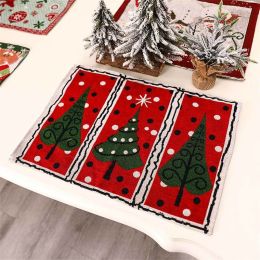 Christmas decorations European cartoon forest man placemat holiday atmosphere decoration props (size: C)