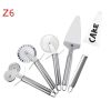 New Stainless Steel 430 Pastry Nonstick Pizza Cutter Wheel Slicer Blade Grip