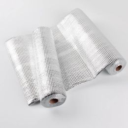 Aluminum Foil Kitchen Easy To Clean High Temperature Resistant Roll Tablecloth 30x300cm (Color: Silver, size: 30x300cm)