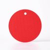 Round Heat Resistant Silicone Mat Drink Cup Coasters Non-slip Pot Holder Table Placemat Kitchen