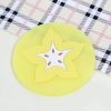 5pc/set Cup Mat Pad Coaster Fruit Shape Silicone Cup Pad Slip Insulation Pad Hot Drink