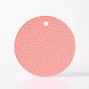 Round Heat Resistant Silicone Mat Drink Cup Coasters Non-slip Pot Holder Table Placemat Kitchen