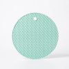 Round Heat Resistant Silicone Mat Drink Cup Coasters Non-slip Pot Holder Table Placemat Kitchen