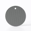 Round Heat Resistant Silicone Mat Drink Cup Coasters Non-slip Pot Holder Table Placemat Kitchen