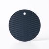 Round Heat Resistant Silicone Mat Drink Cup Coasters Non-slip Pot Holder Table Placemat Kitchen