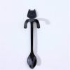 Stainless Steel Creative Mixing Spoon Cute Cartoon Cat Dessert Spoon Coffee Spoon