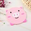 Creative cute cartoon animal silicone coaster insulation pad thick soft rubber bowl pad