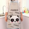 Cartoon Animal Waterproof Apron Kitchen Restaurant Cooking Bib Aprons Sleeveless Anti-oil Aprons