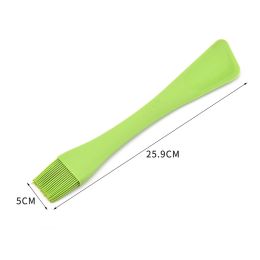 Silicone Brush for Baking Cooking Roasting BBQ Tool (Color: green)